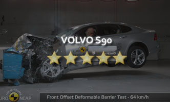 Краш-тест Volvo S90