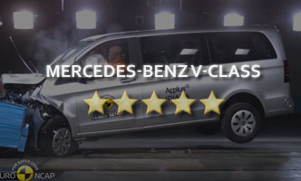 Краш-тест Mercedes-Benz V-Class 2017
