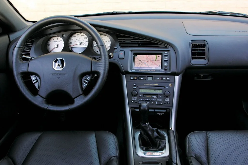 Фото Acura CL (2003) — передняя панель. Архитектура передней панели: экраны, дефлекторы и отделка Acura CL (2003) — передняя панель