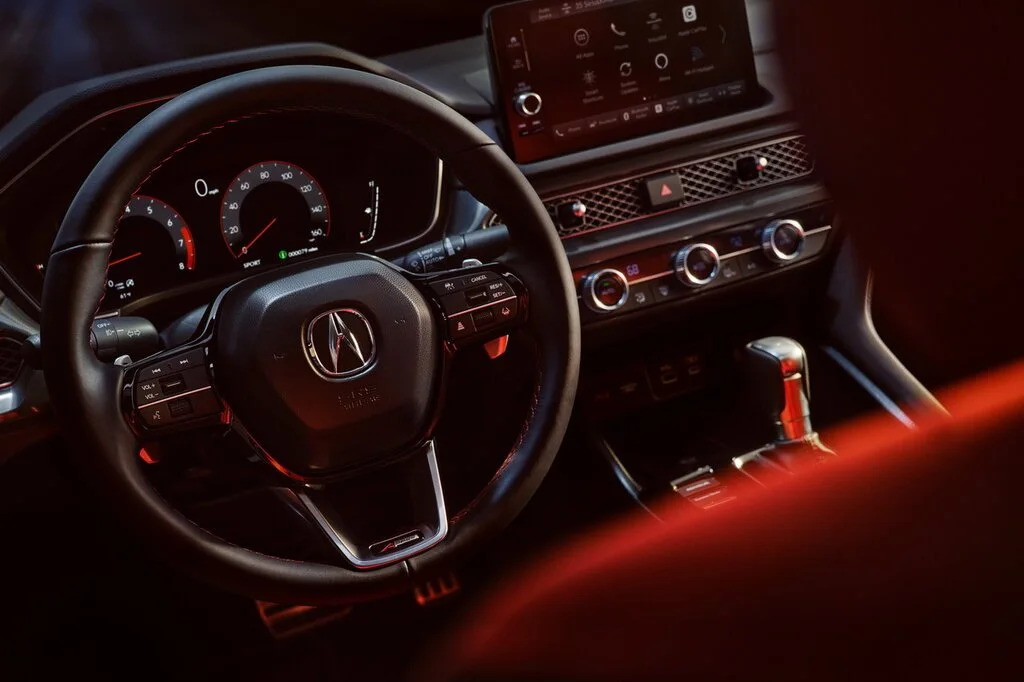 Фото Acura Integra (2023) — приборная панель. Цифровые приборы за рулём — то, что видит водитель Acura Integra (2023) — приборная панель