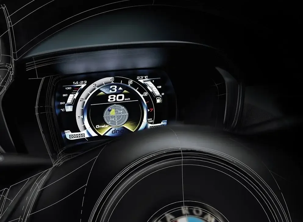 Фото Alfa Romeo 4C (2020) — приборная панель. Цифровые приборы за рулём — то, что видит водитель Alfa Romeo 4C (2020) — приборная панель