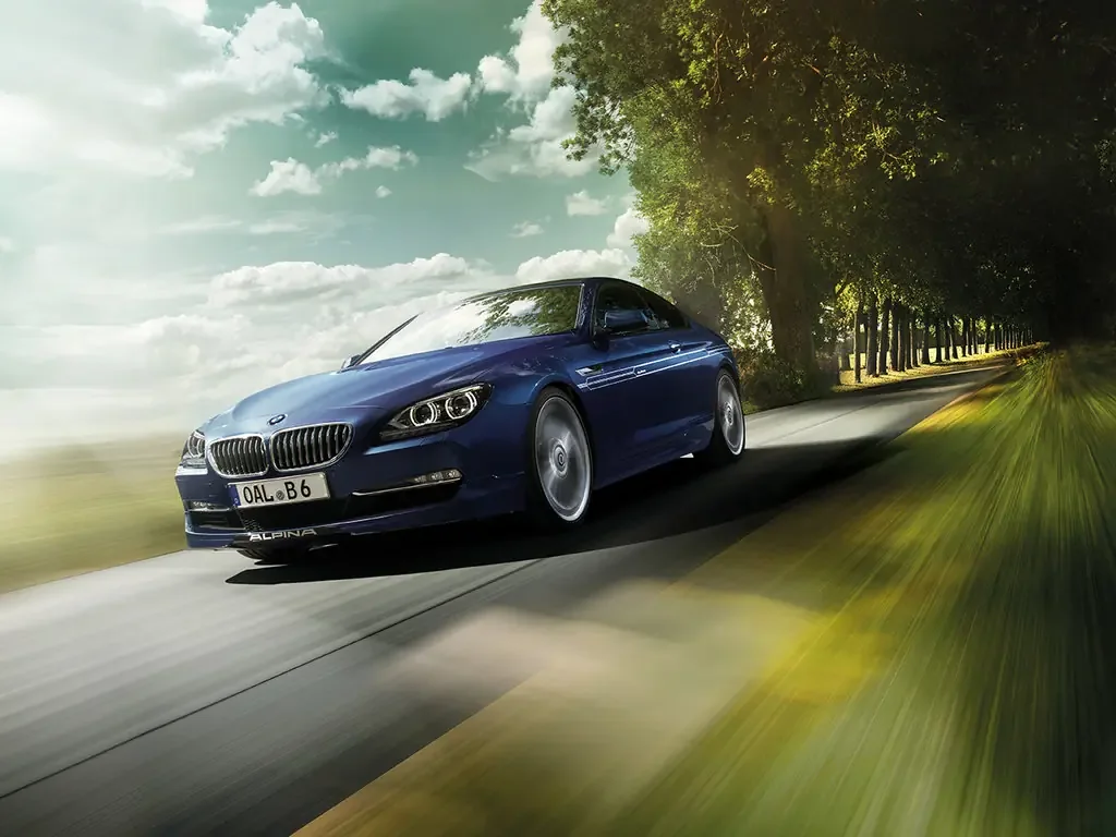Фото Alpina B6 (2017) — вид спереди, фото 4. Анфас: решётка, форма фар и бампер — по ним модель и узнают на дороге Alpina B6 (2017) — вид спереди, фото 4