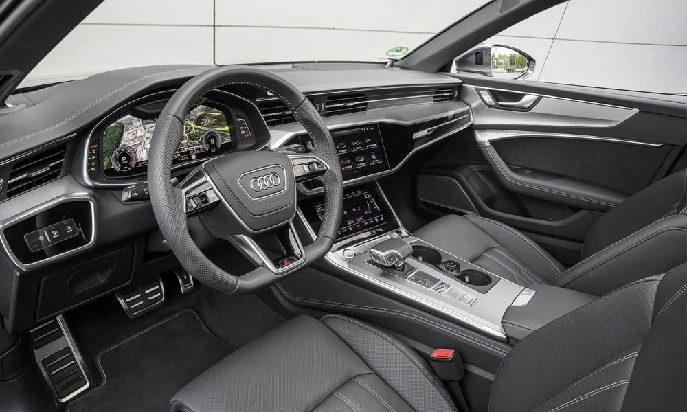 Фото Audi A6 Avant — передняя панель, фото 2. Компоновка экранов, дефлекторов и консоли Audi A6 Avant — передняя панель, фото 2