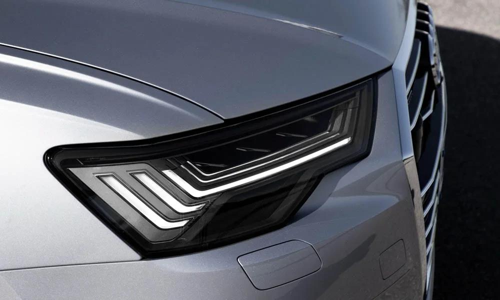 Фото Audi A6 — вид спереди, фото 6. Оптика, решётка и бампер — первое впечатление о модели Audi A6 — вид спереди, фото 6