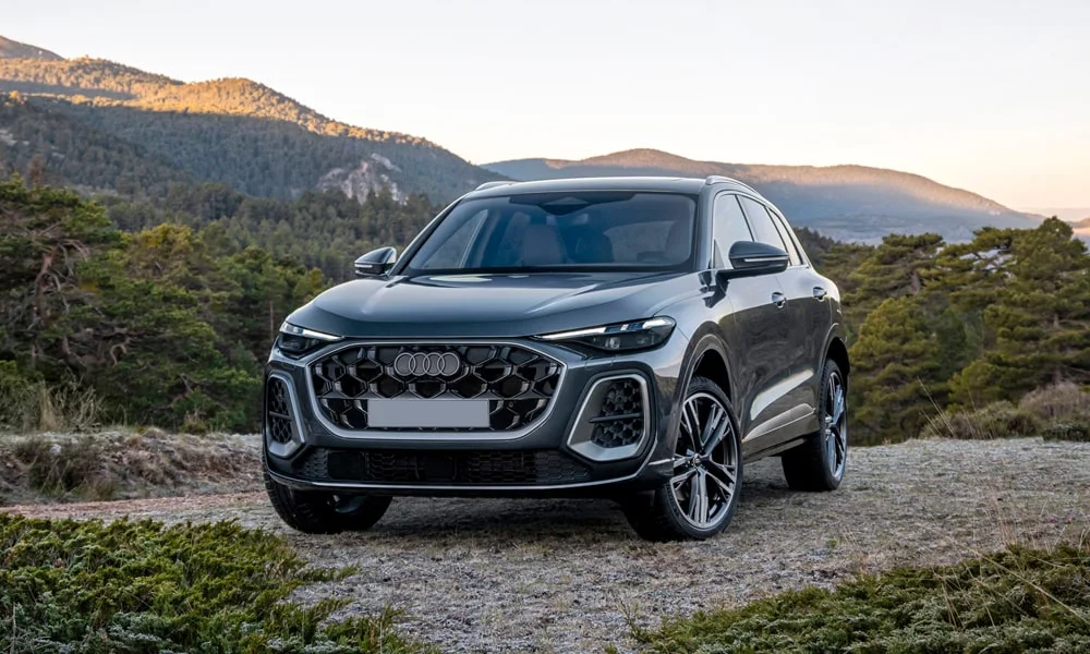 Фото Audi Q5 (2024) — вид спереди, фото 8. Оптика, решётка и бампер — первое впечатление о модели Audi Q5 (2024) — вид спереди, фото 8
