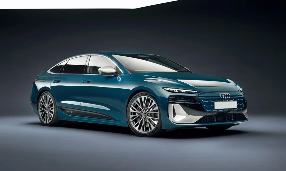 Фото Audi S6 Sportback e-tron (2024) — вид спереди, фото 4. Оптика, решётка и бампер — первое впечатление о модели Audi S6 Sportback e-tron (2024) — вид спереди, фото 4