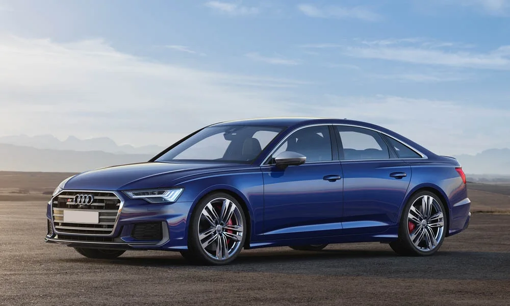 Фото Audi S6 — вид спереди, фото 7. Оптика, решётка и бампер — первое впечатление о модели Audi S6 — вид спереди, фото 7