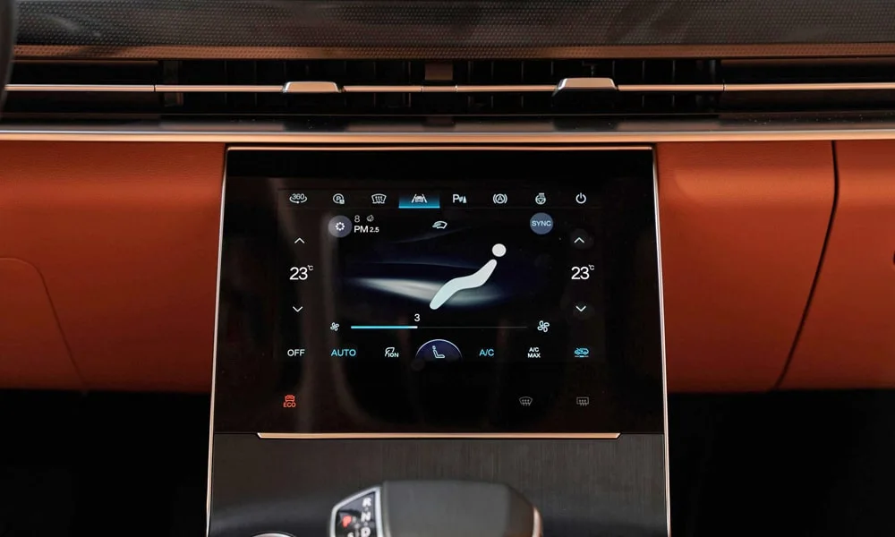 Фото BAIC X75 (2024) — экран мультимедиа, фото 2. Интерфейс медиасистемы крупным планом BAIC X75 (2024) — экран мультимедиа, фото 2