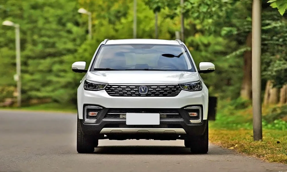 Фото Changan CS55 — вид спереди, фото 9. Оптика, решётка и бампер — первое впечатление о модели Changan CS55 — вид спереди, фото 9
