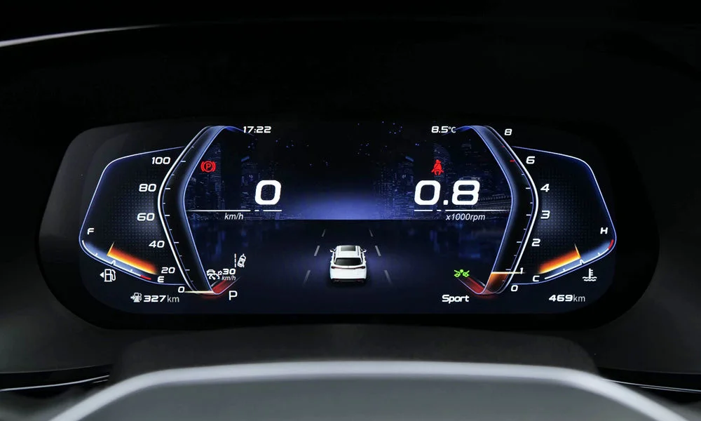 Фото Changan CS75 Pro (2026) — приборная панель. Экран приборов за рулём — вся ходовая информация перед глазами. Компоновка приборов настраивается в меню у большинства версий Changan CS75 Pro (2026) — приборная панель