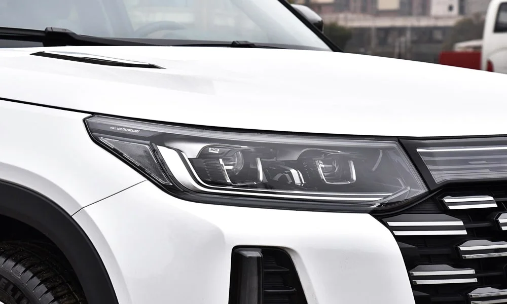 Фото Changan CS95 (2023) — экстерьер. Фрагмент кузова: фактура и исполнение детали. Мелкие элементы экстерьера дополняют общий стиль модели Changan CS95 (2023) — экстерьер