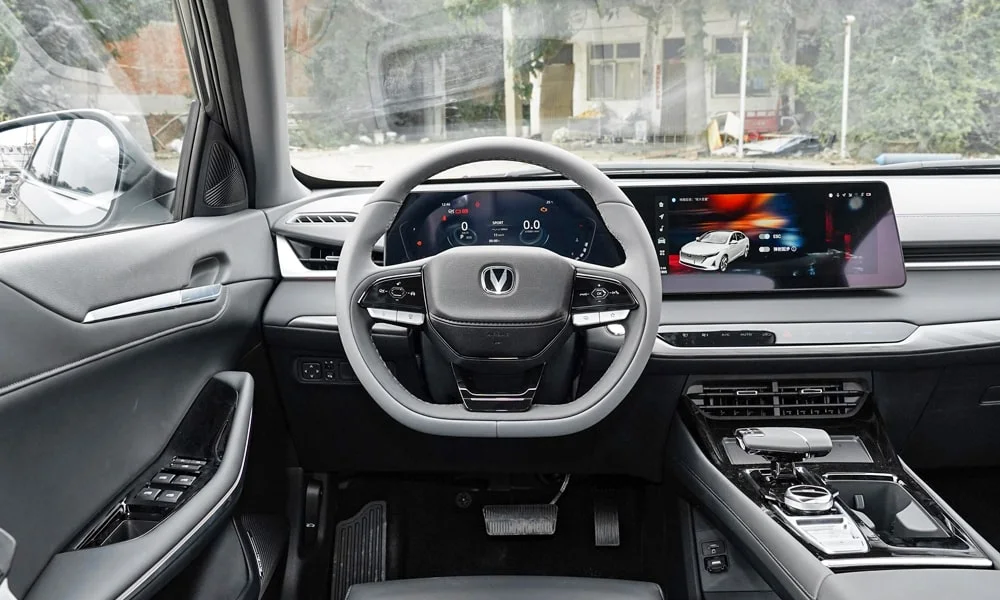 Фото Changan Raeton Plus (2024) — передняя панель. Компоновка экранов, дефлекторов и консоли Changan Raeton Plus (2024) — передняя панель