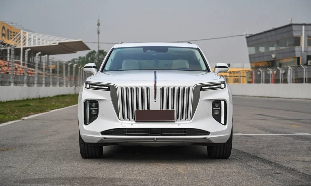 Hongqi E-HS9 (2023) — вид спереди, фото 2