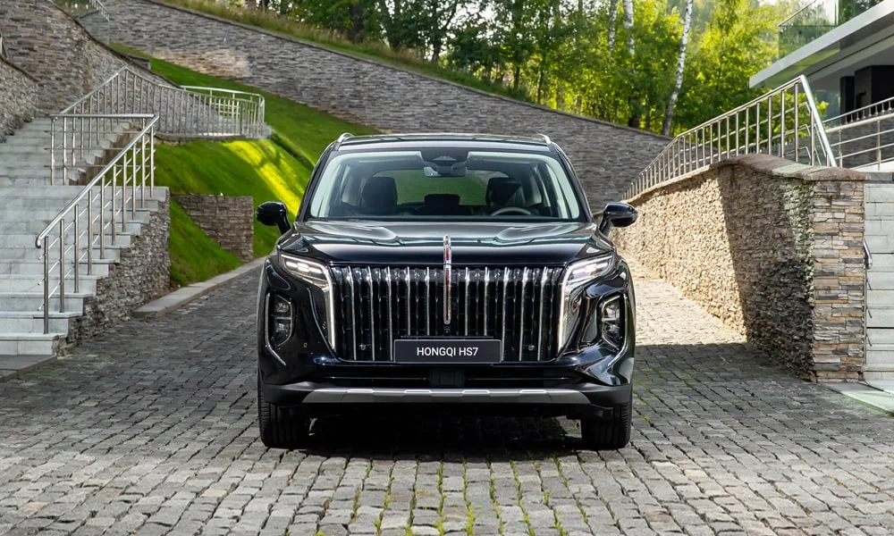 Hongqi HS7 (2023) — вид спереди, фото 3
