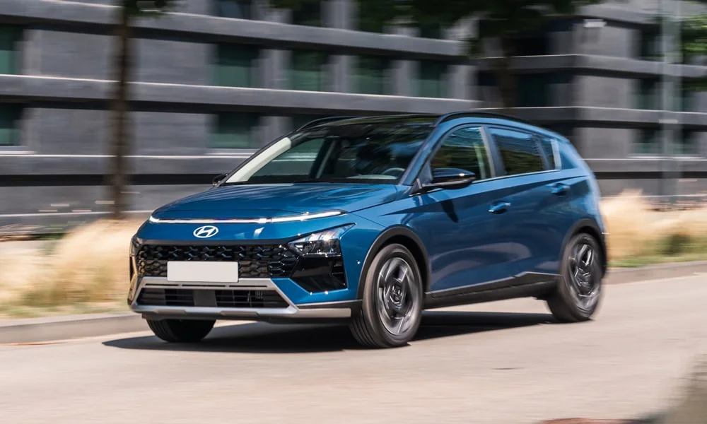 Фото Hyundai Bayon (2024) — вид спереди, фото 5. Оптика, решётка и бампер — первое впечатление о модели Hyundai Bayon (2024) — вид спереди, фото 5