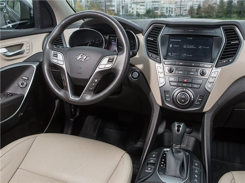 Hyundai Grand Santa Fe 2012-2017: руль и приборы. Hyundai Grand Santa Fe 2012-2017 — руль и приборы