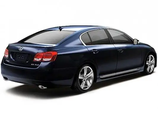 Lexus GS 350 2009-2015: вид сзади. Lexus GS 350 2009-2015 — вид сзади