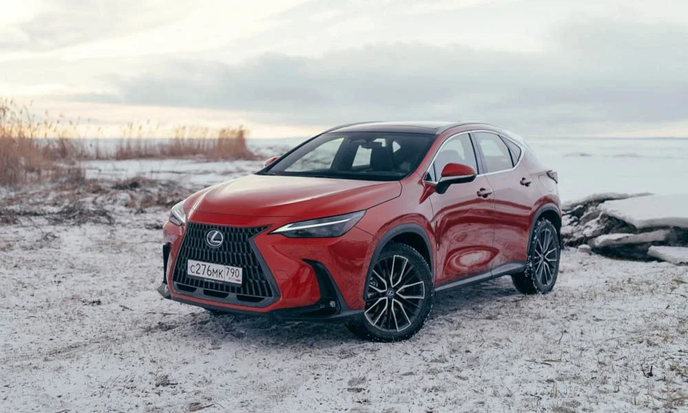 Фото Lexus NX 250 — вид спереди, фото 5. Оптика, решётка и бампер — первое впечатление о модели Lexus NX 250 — вид спереди, фото 5