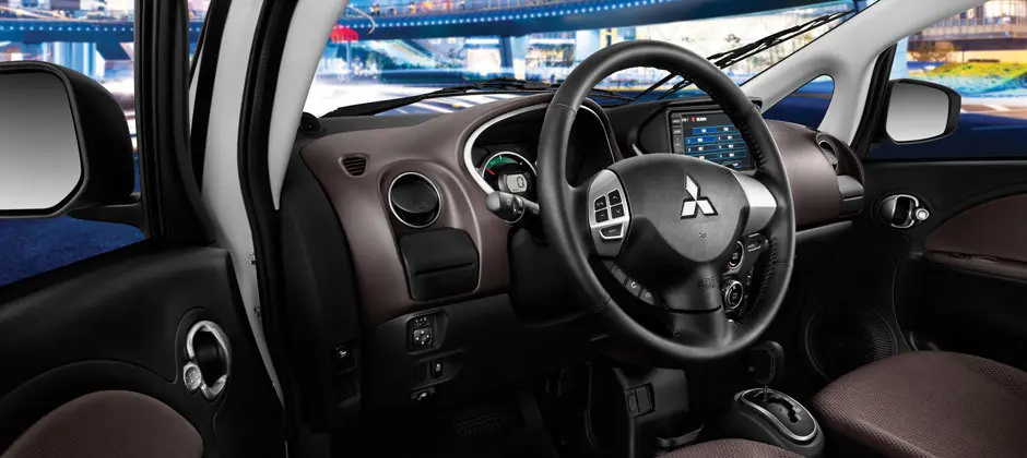 Mitsubishi i-MiEV 2009-2011: руль и приборы. Mitsubishi i-MiEV 2009-2011 — руль и приборы