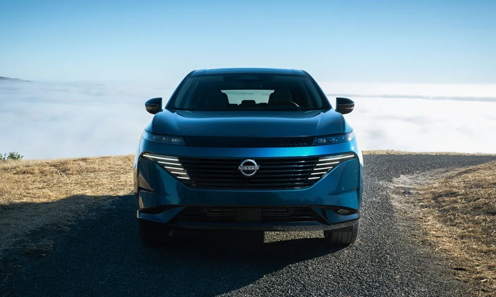 Фото Nissan Murano — вид спереди, фото 6. Оптика, решётка и бампер — первое впечатление о модели Nissan Murano — вид спереди, фото 6