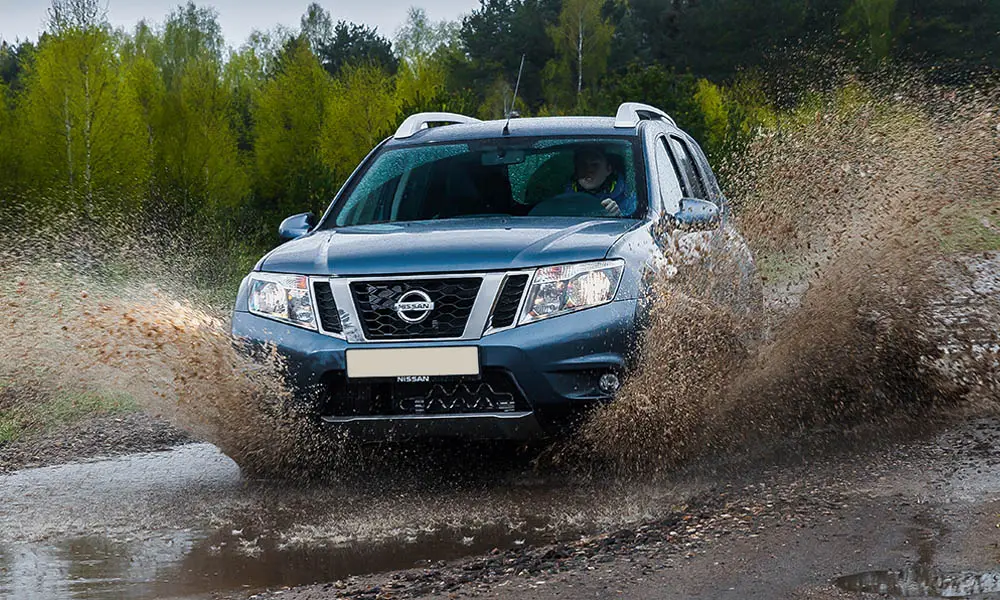 Фото Nissan Terrano — вид спереди, фото 5. Оптика, решётка и бампер — первое впечатление о модели Nissan Terrano — вид спереди, фото 5