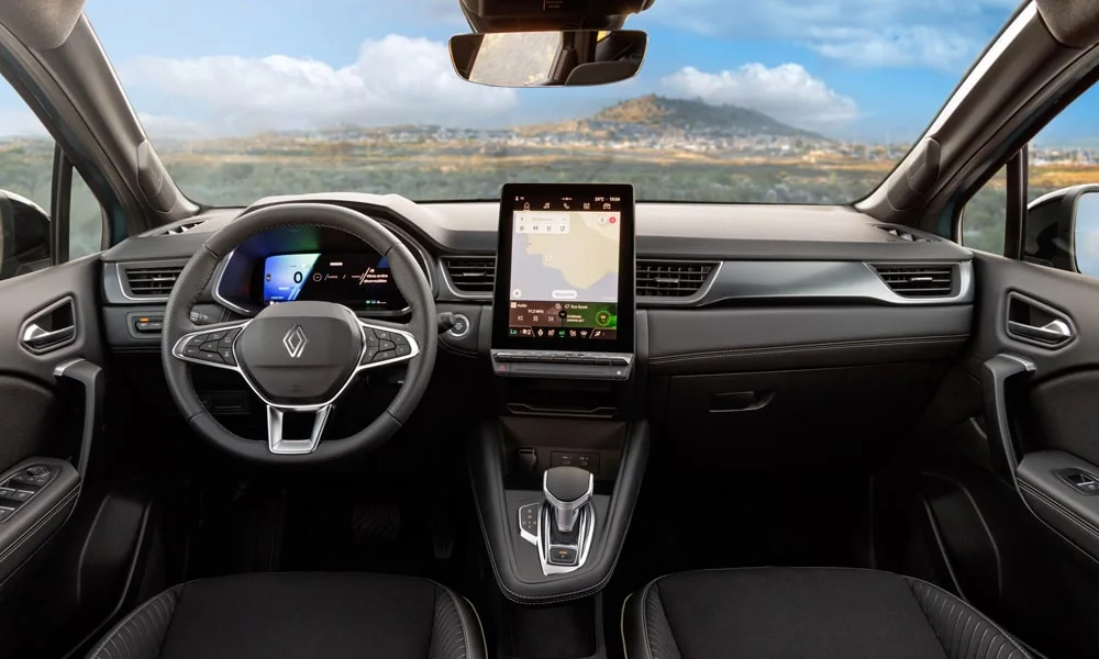 Фото Renault Symbioz (2024) — передняя панель. Компоновка экранов, дефлекторов и консоли Renault Symbioz (2024) — передняя панель