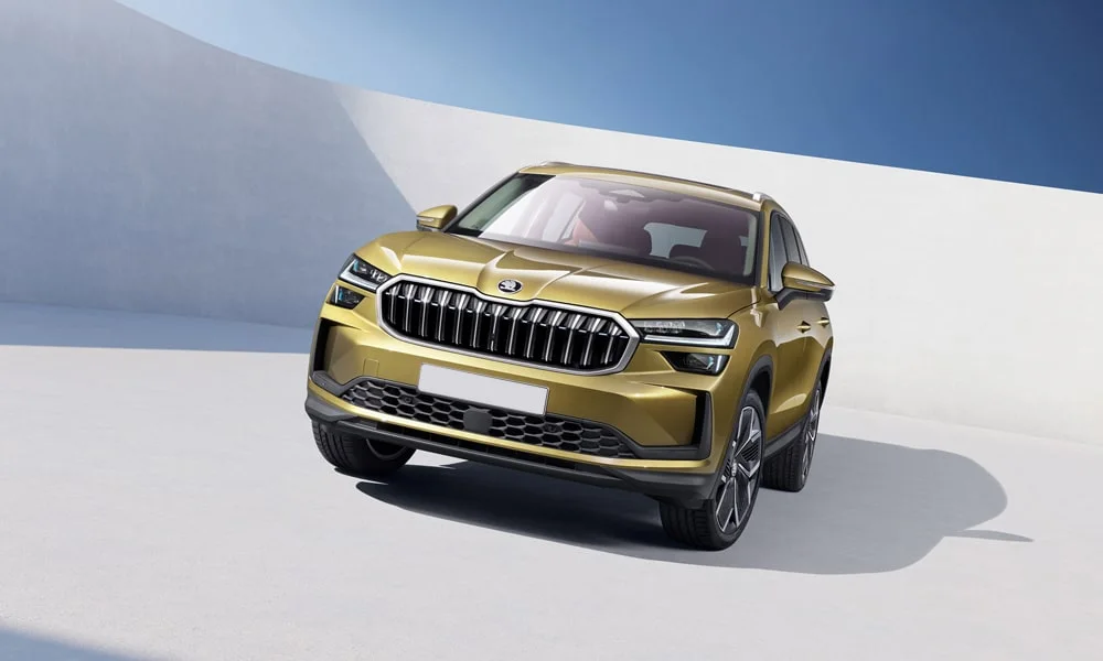 Skoda Kodiaq (2024) — вид спереди, фото 2