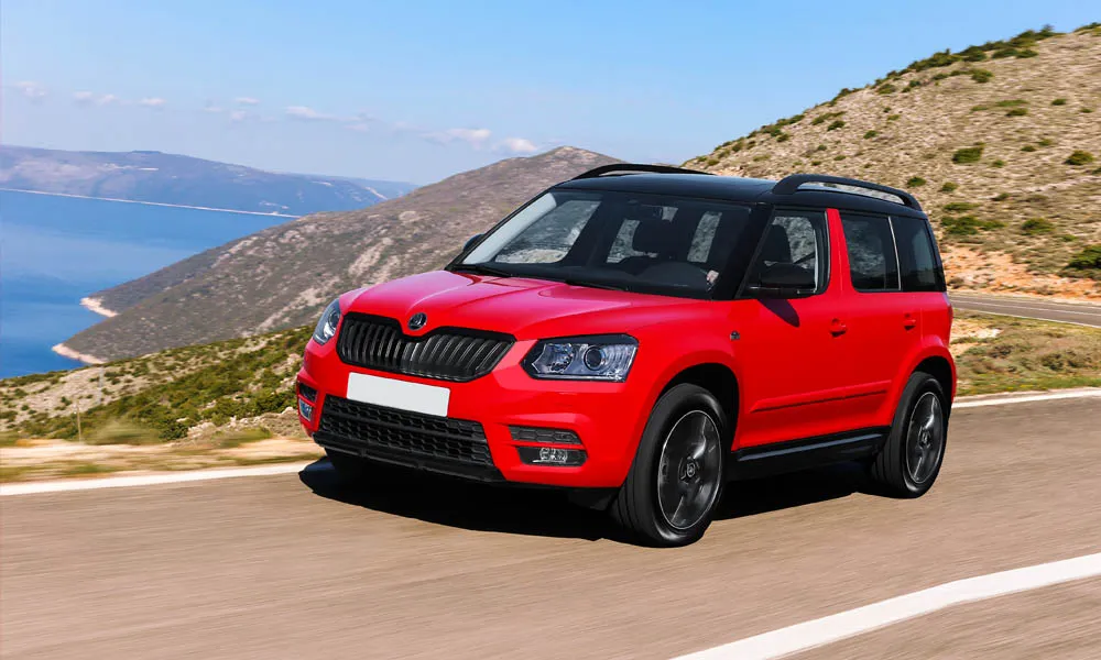 Фото Skoda Yeti — вид спереди, фото 13. Оптика, решётка и бампер — первое впечатление о модели Skoda Yeti — вид спереди, фото 13