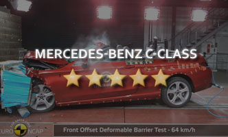 Краш-тест Mercedes-Benz C-Class 2017